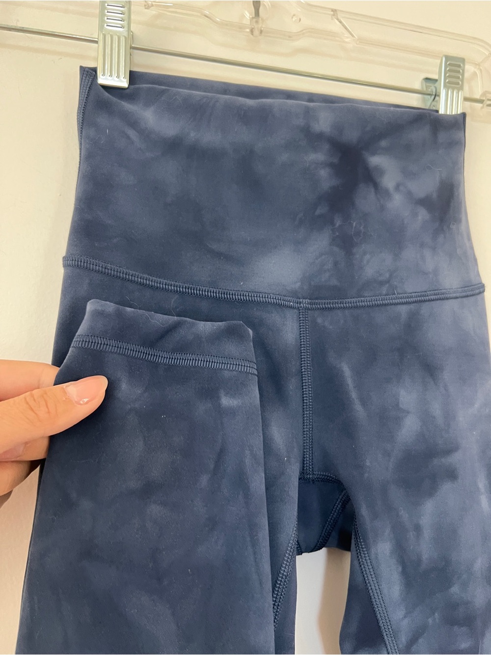 Lululemon 0 diamond dye High-Rise Navy Tie-Dye Leggings - Picture 4 of 6